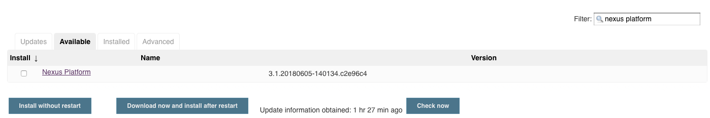Nexus Platform Plugin · Devops Roadmap