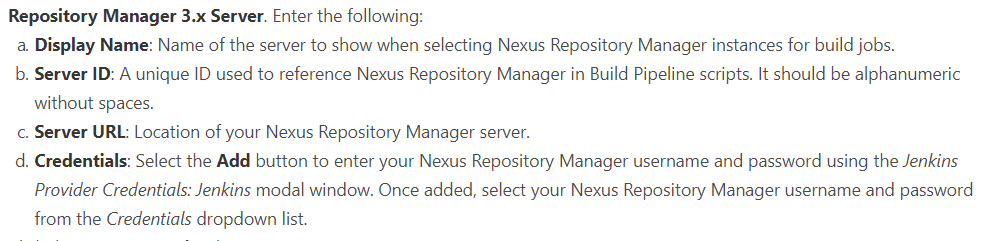 Nexus Platform Plugin · Devops Roadmap
